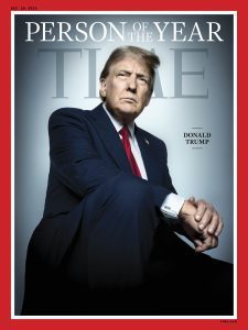 Donald Trump dinobatkan sebagai “Person of the Year” edisi Majalah TIME.
