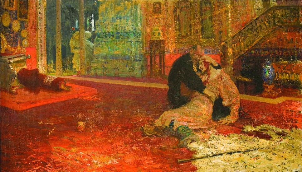 Lukisan Ivan yang Mengerikan dan Anaknya Ivan