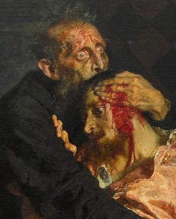 Lukisan Ivan yang Mengerikan dan Anaknya Ivan