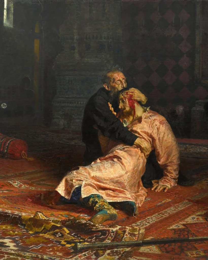 Lukisan Ivan yang Mengerikan dan Anaknya Ivan